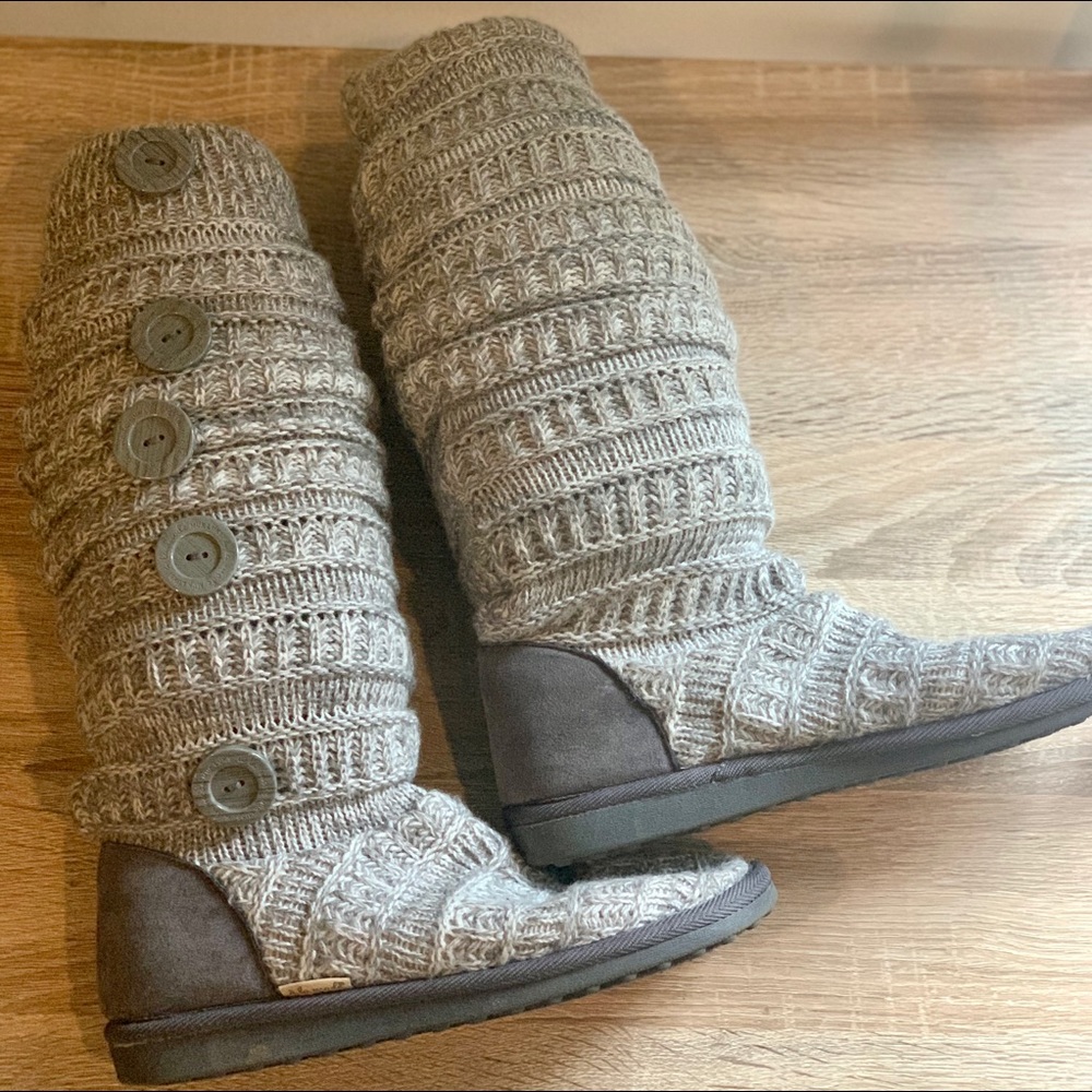 Muk Luks Knee-high Knit Sweater Boots